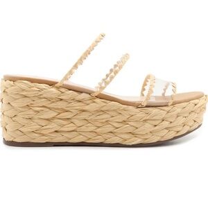 SCHUTZ Royce Platform Slide Sandal size 7.5